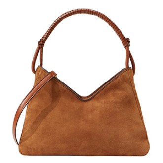 Staud  Valerie Suede Shoulder Bag