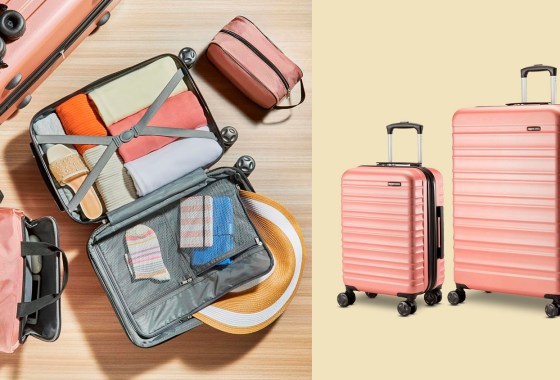 Amazon’s popular ‘Basics’ luggage now comes in rose gold