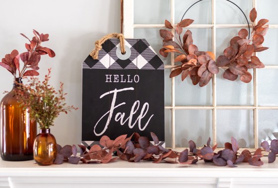 How to decorate your mantel for fall for under $50