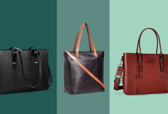 Fashionable leather tote bags with plenty of space for your everyday essentials