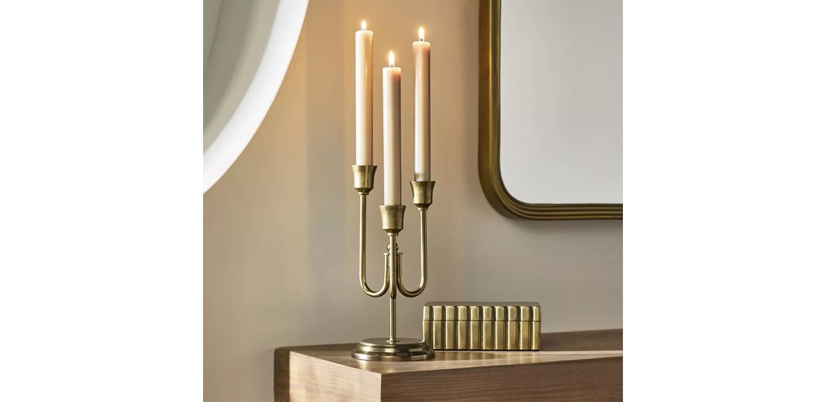 Fluted Antique Finish Decorative Box - Hearth &amp; Hand with Magnolia