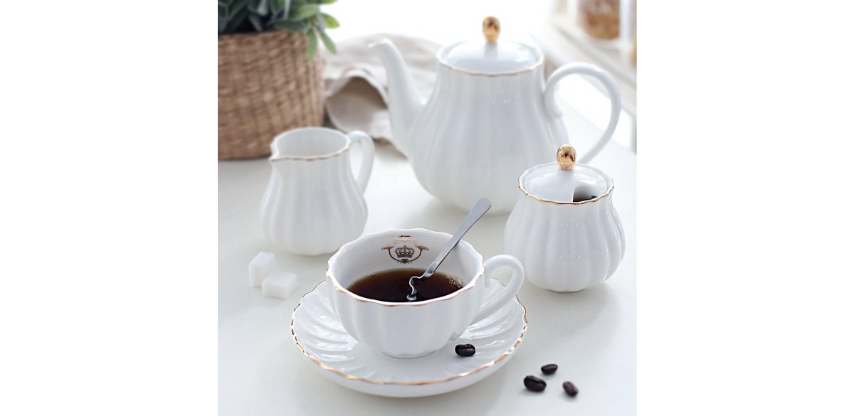 Pukka Home Porcelain British Royal Series Tea Set