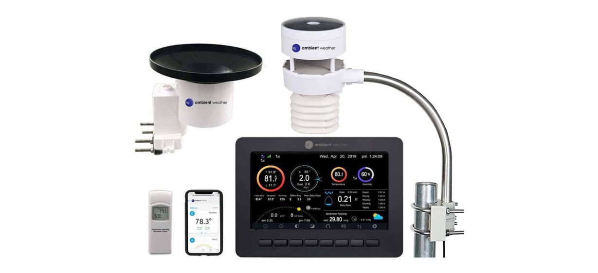 Ambient Weather WS-5000 Ultrasonic Professional Smart Weather Station