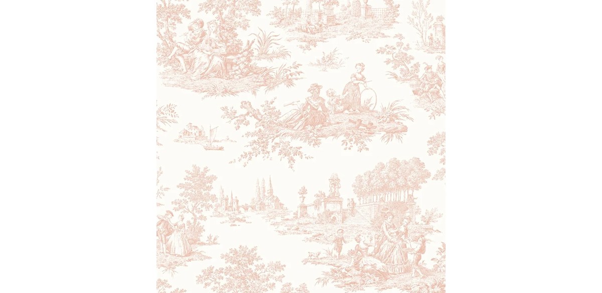 One Allium Way Spurling Peel &amp; Stick Toile Roll
