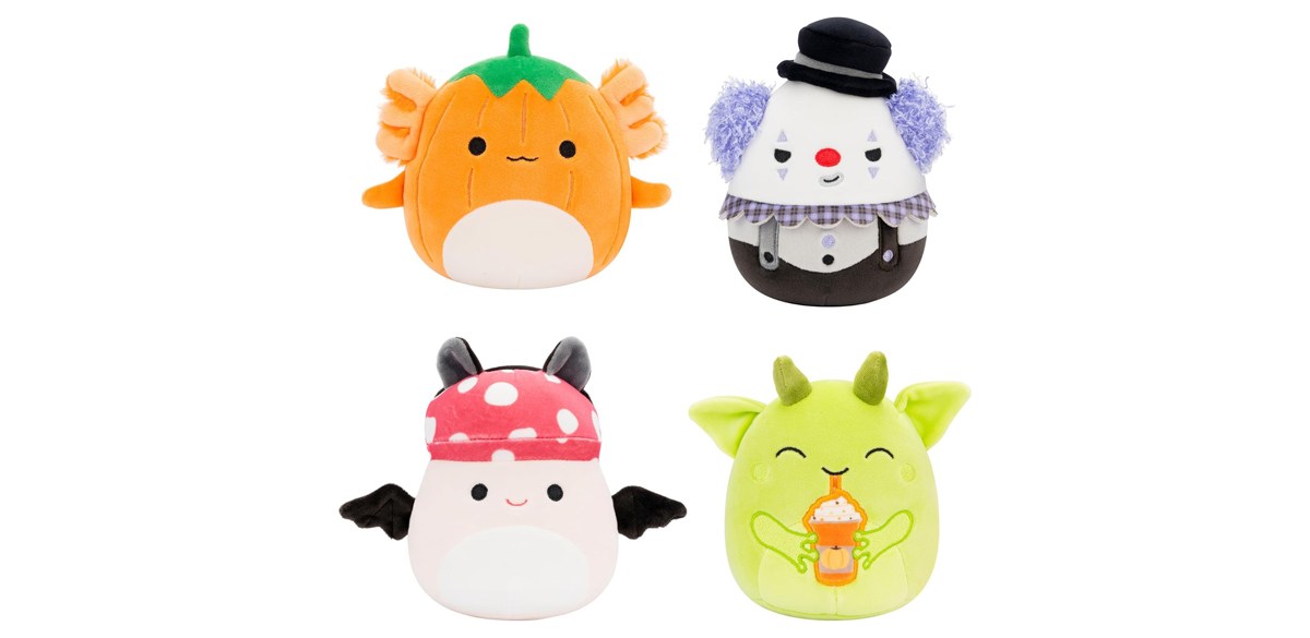 Squishmallows Original 5-Inch Halloween 4-Pack Squishmallows Original 5-Inch Halloween 4-Pack