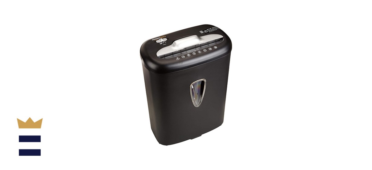 Amazon Basics 8-Sheet Capacity, Cross-Cut Paper and Credit Card Shredder
