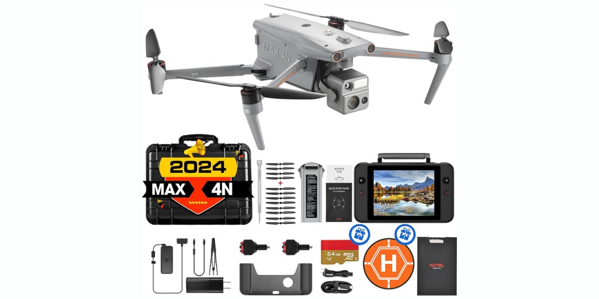 Autel Robotics EVO MAX 4N Drone on white background