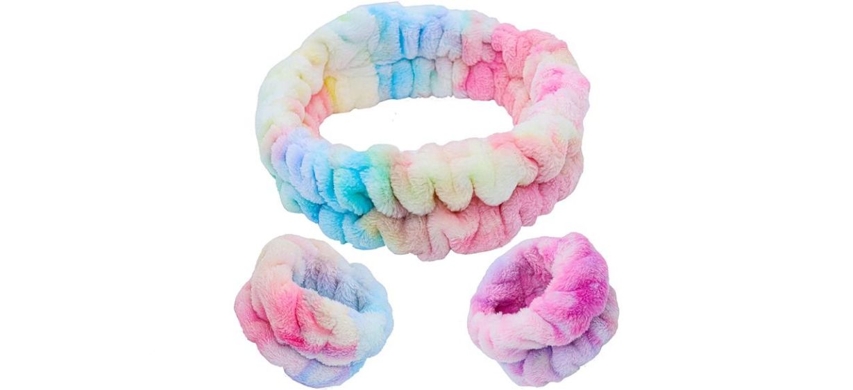 Frog Sac Spa Headband and Wristbands