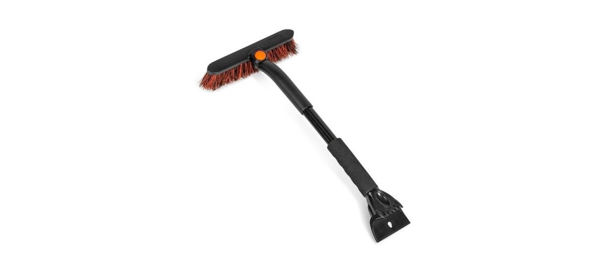 Best Birdrock Home Extendable 50-Inch Snow Brush and Ice Scraper