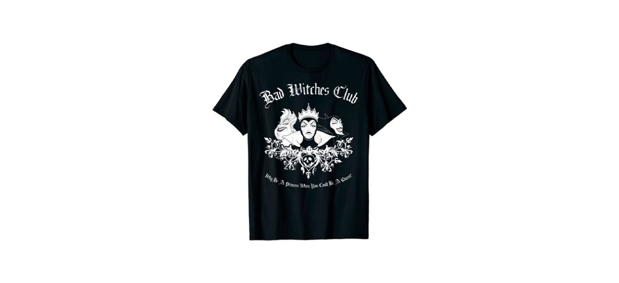Best Disney Villains Bad Witches Club Graphic T-Shirt Best Disney Villains Bad Witches Club Graphic T-Shirt