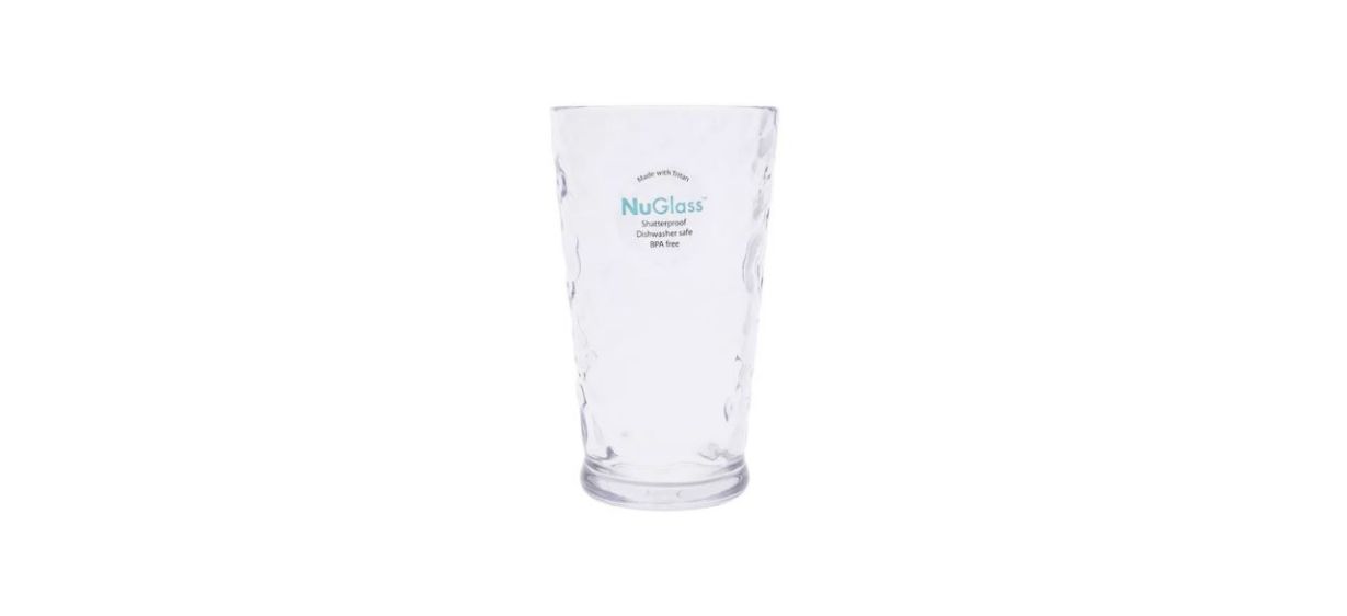 Better Homes &amp; Gardens 20-Ounce Tritan Nuglass Hammered Tumbler on white background
