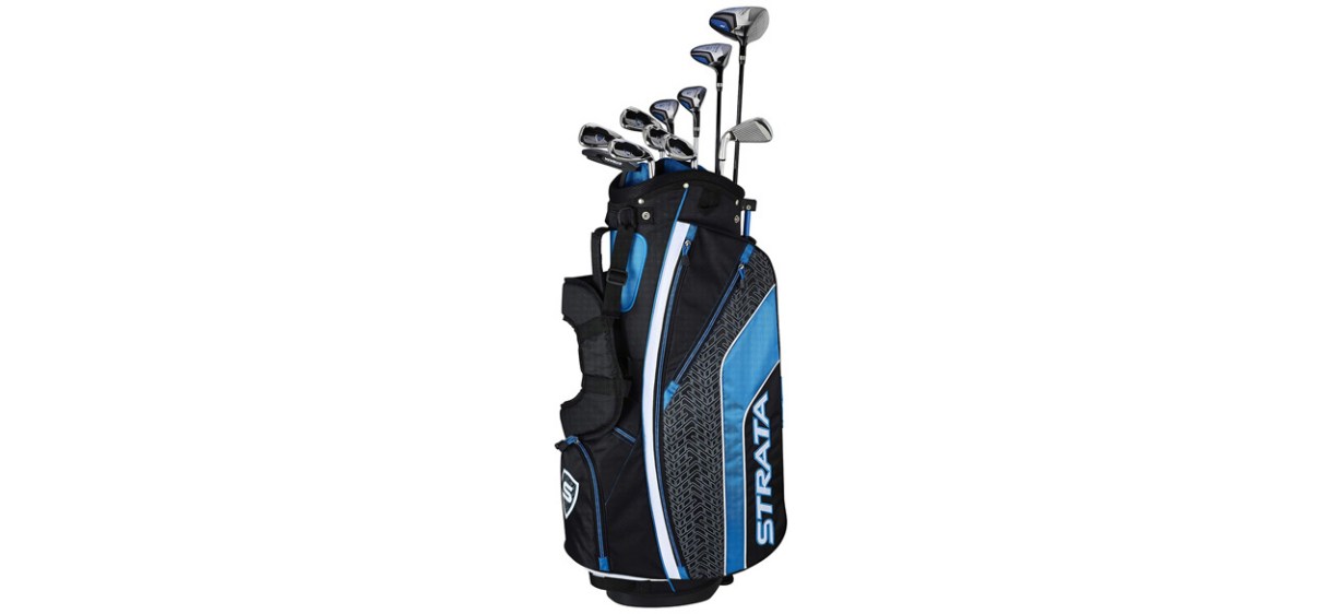 Callaway Strata Ultimate Men’s Complete Golf Set on white background
