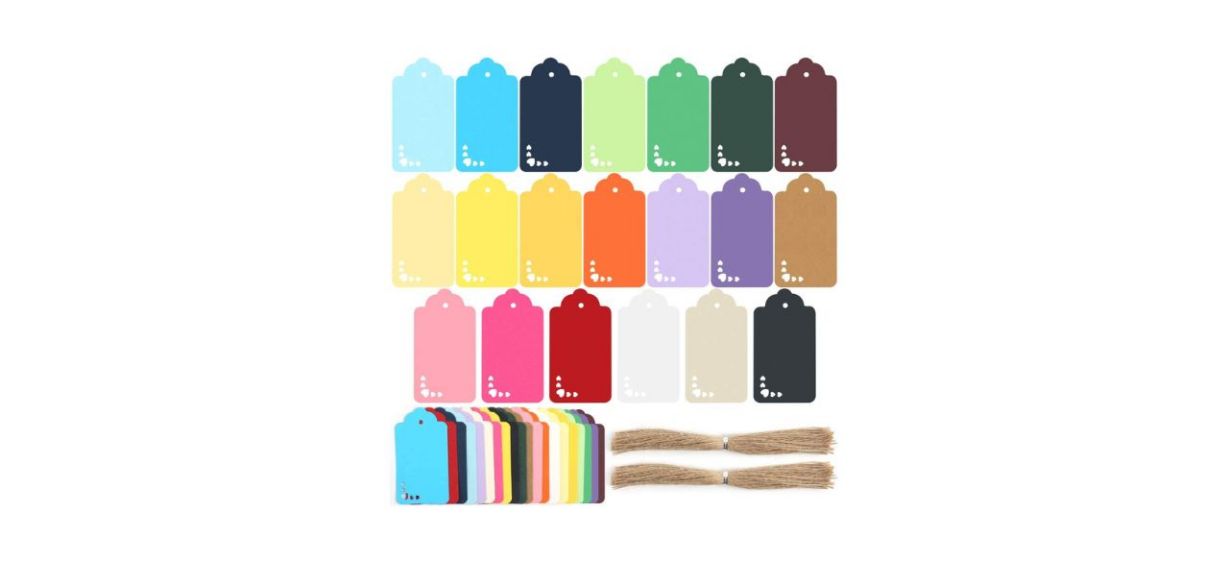 Best Koogel 200-Piece Gift Tag Set