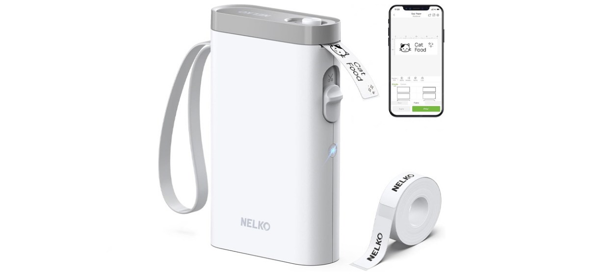 Nelko Label Maker Machine with Tape Nelko Label Maker Machine with Tape