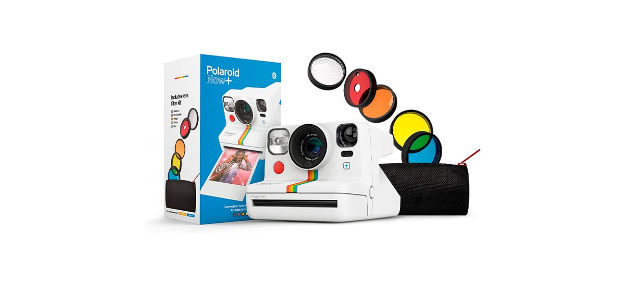 Best Polaroid Now+ Bluetooth Connected I-Type Instant Camera with Lens Filter Set