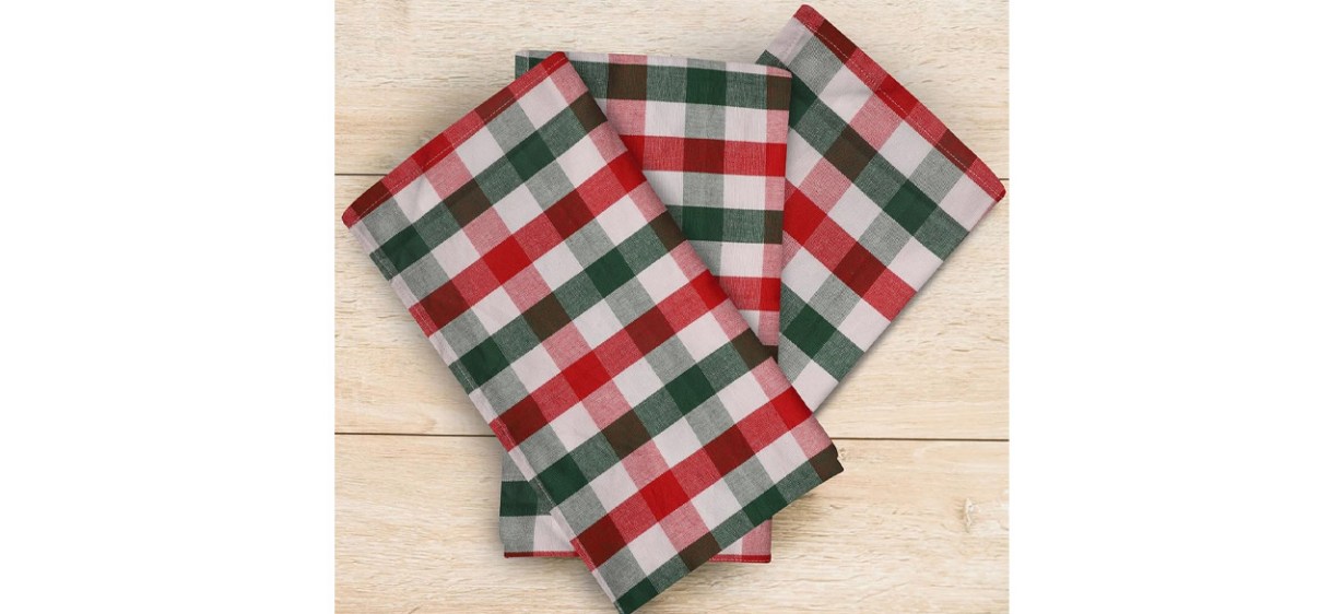 Best Urban Villa Christmas Set of 6 Kitchen Towels