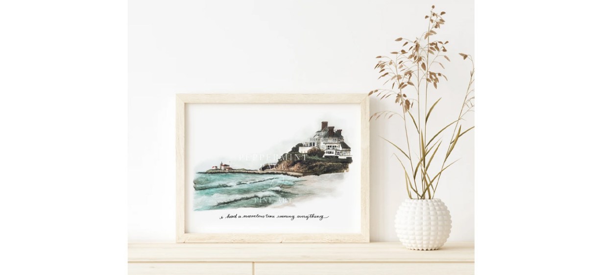 Best Peppermint Pace “Last Great American Dynasty” Watercolor