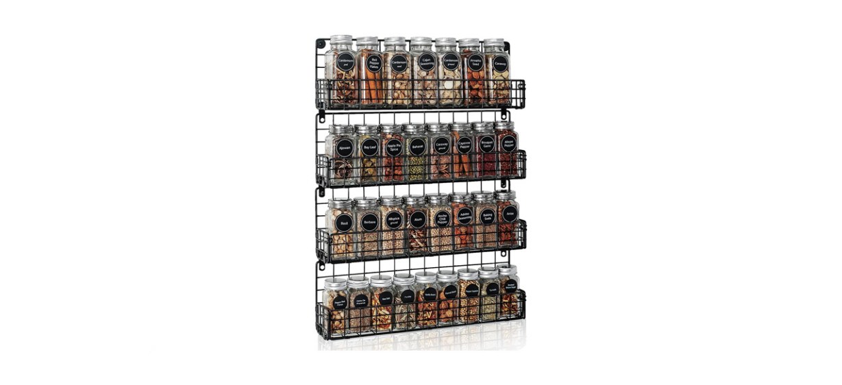 wall-mounted spice rack