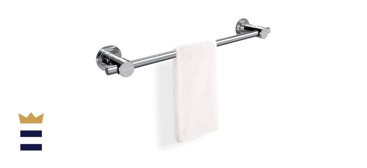 BOPai 24-Inch Suction Cup Towel Bar
