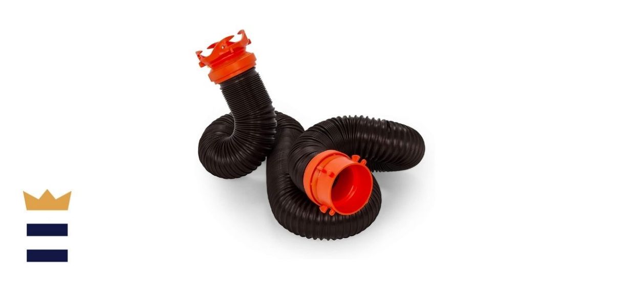 Camco RhinoFLEX Heavy Duty 10-Foot RV Sewer Hose Extension Kit