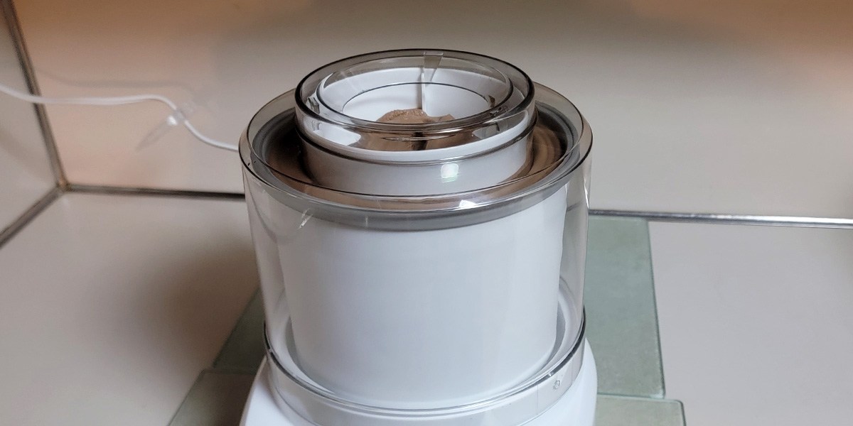 Cuisinart ICE021 on counter