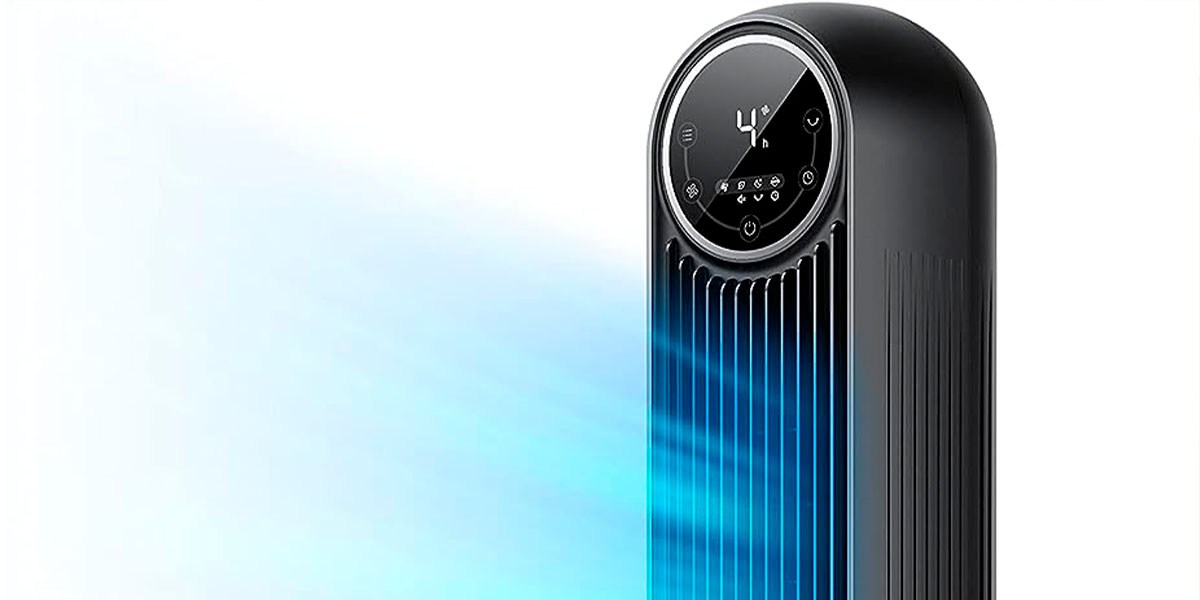 Closeup of Dreo Nomad One on white background Closeup of Dreo Nomad One on white background