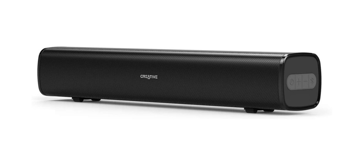 Creative Stage Air Portable and Compact Under-Monitor USB-Powered Soundbar for Computer