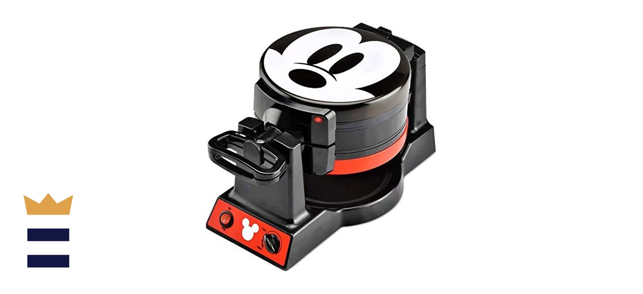 mickey mouse double flip waffle maker