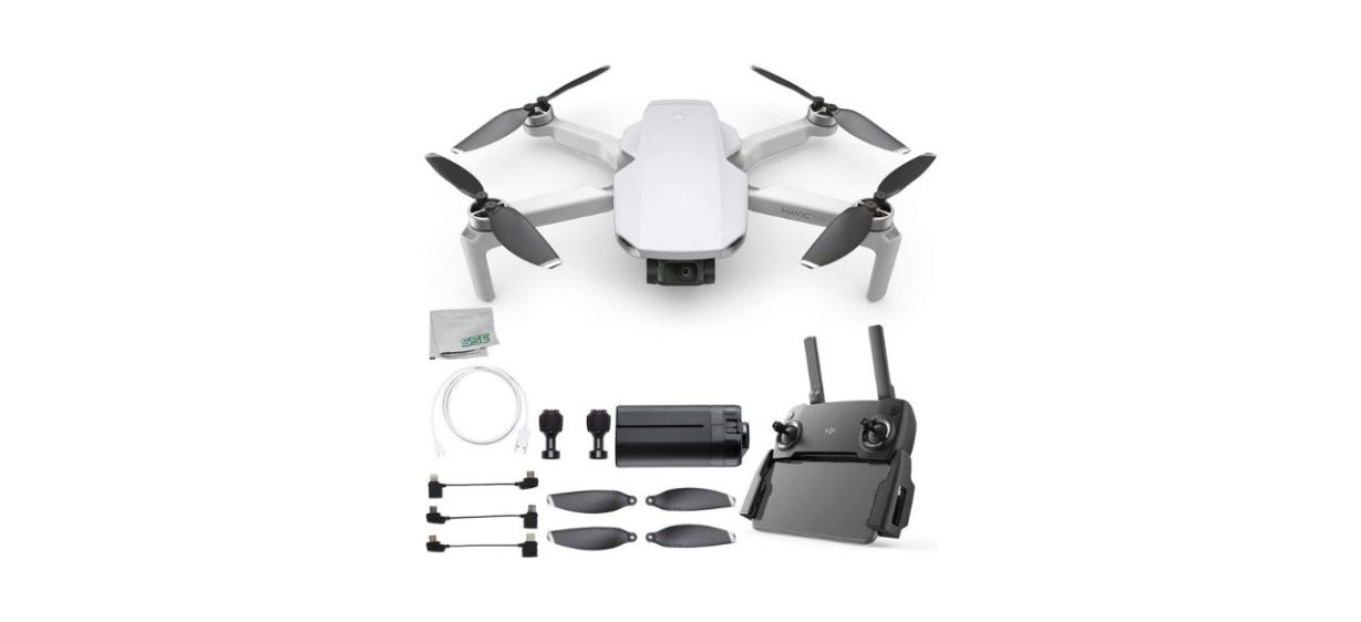 DJI Mavic Mini Portable Drone Quadcopter Starter Bundle