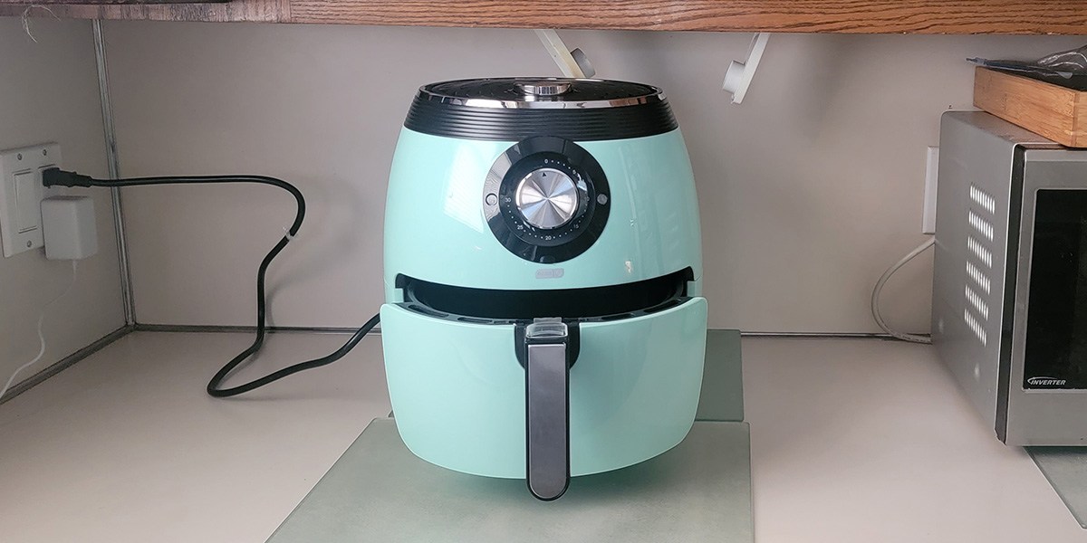 Aqua air fryer on countertop Aqua air fryer on countertop