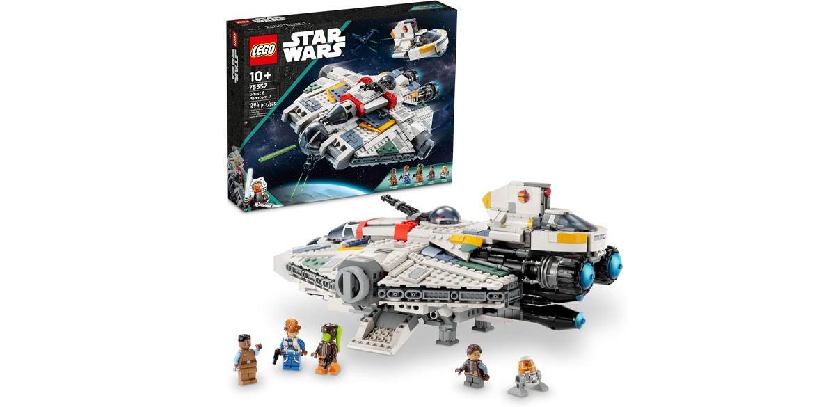 LEGO Star Wars Ahsoka Ghost and Phantom II Spaceship Toy  LEGO Star Wars Ahsoka Ghost and Phantom II Spaceship Toy