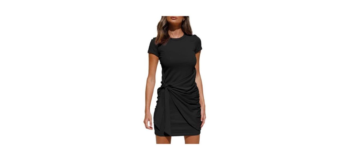 Lillusory Women's Casual Crewneck Dress