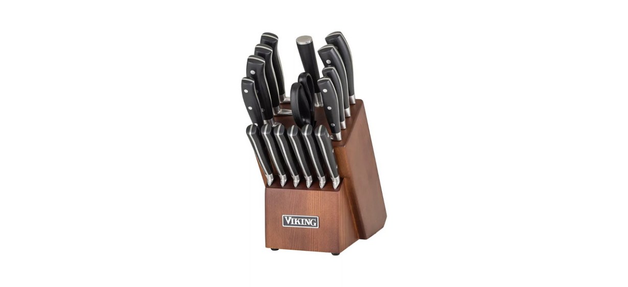 Best Viking 17-Piece Cutlery Block Set