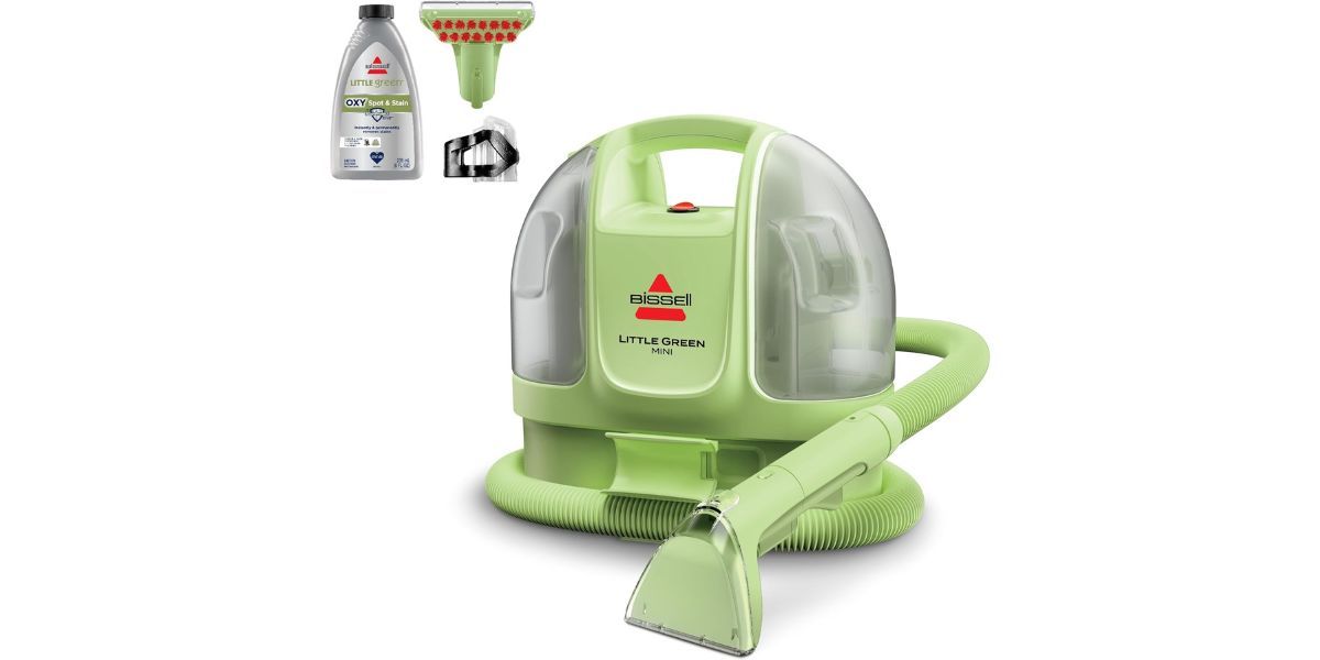 BISSELL Little Green Mini Portable Carpet and Upholstery Deep Cleaner BISSELL Little Green Mini Portable Carpet and Upholstery Deep Cleaner