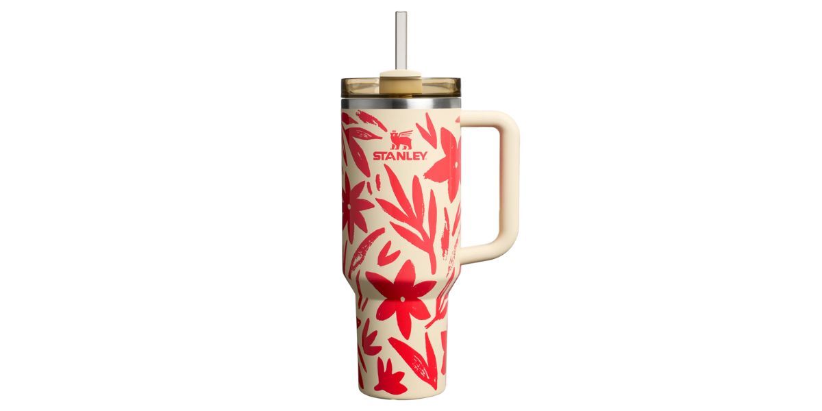 Stanley's Mother's Day The Quencher H2.0 Flowstate Tumbler 40oz in Resort Floral