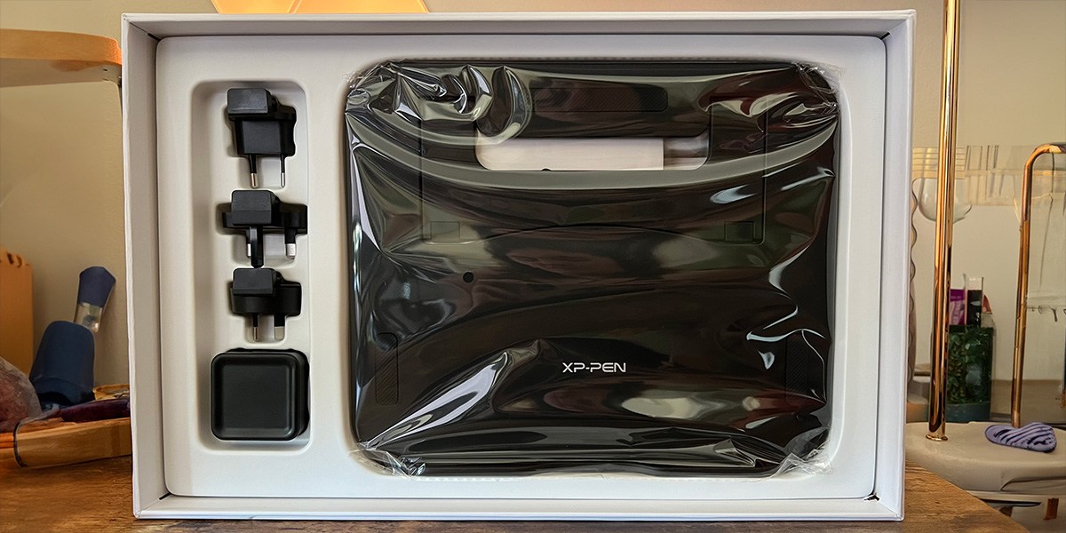 XP-Pen Artist 13.3 Pro Drawing Tablet with Screen in product box