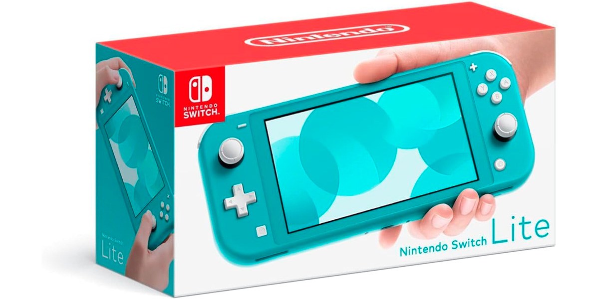 Nintendo Switch Lite on white background