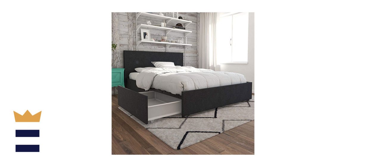 Novogratz Kelly Queen Bed with Storage