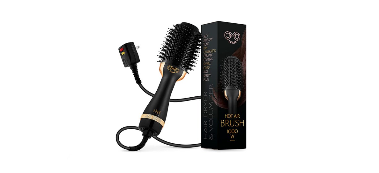 Omo Team Professional Blowout Hair Dryer Brush
