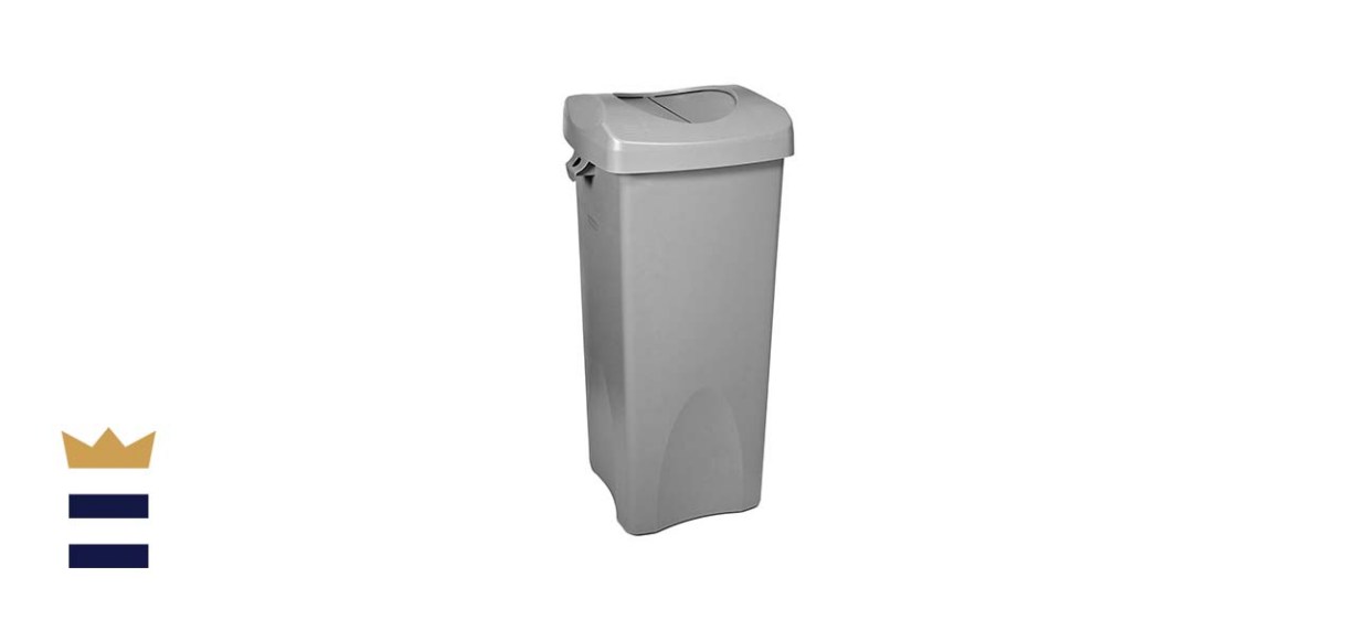 Rubbermaid Commercial Untouchable Trash Can with Swing Lid