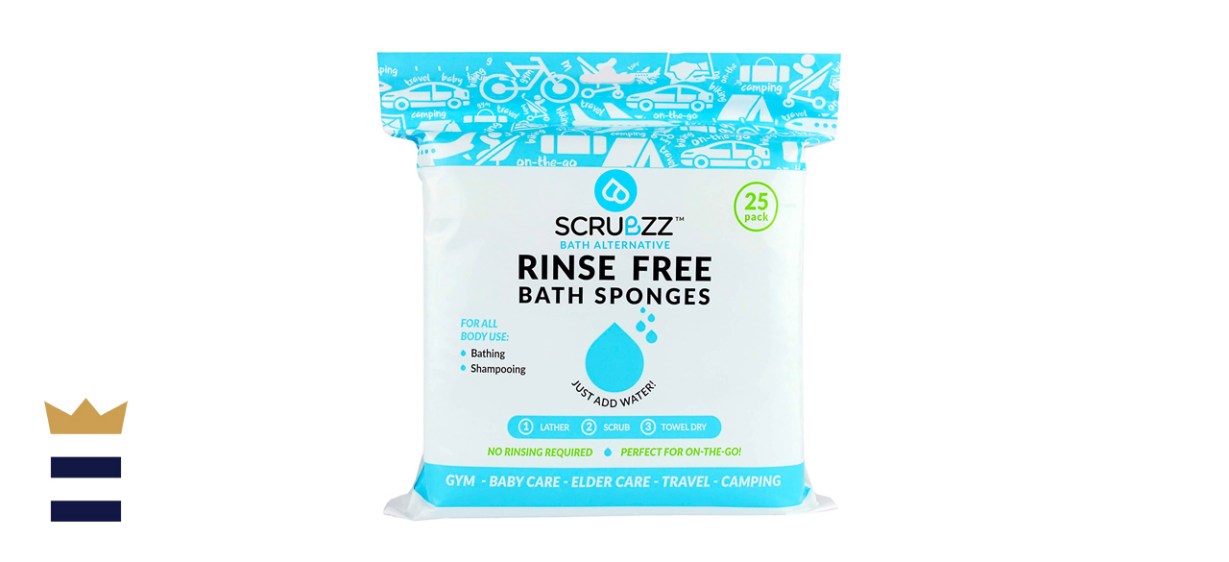 Scrubzz Rinse Free Bathing Wipes