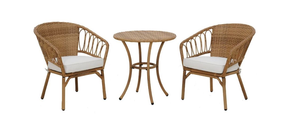 Better Homes &amp; Gardens Willow Sage Outdoor Wicker Bistro Set