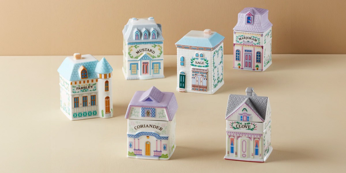 Lenox Spice Village 6-Piece Spice Jar Set #3