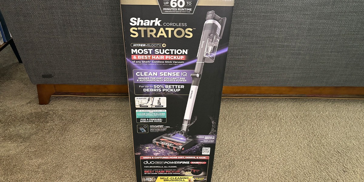 Stratos Cordless product box Stratos Cordless product box