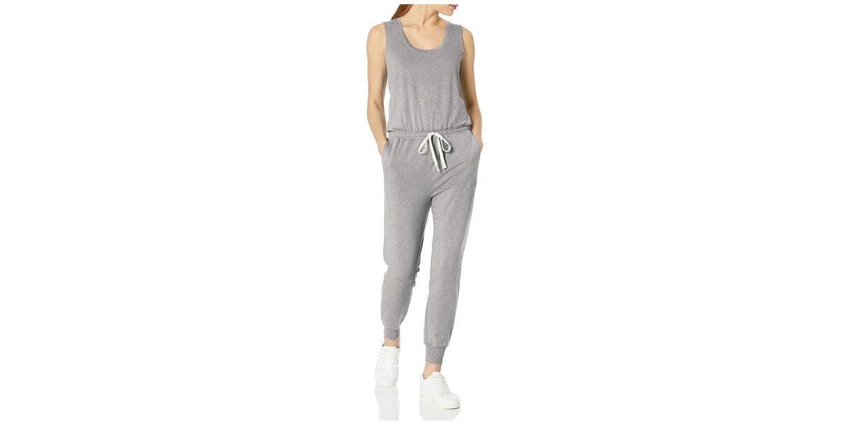 Amazon Essentials Women's Studio Terry Fleece Jumpsuit