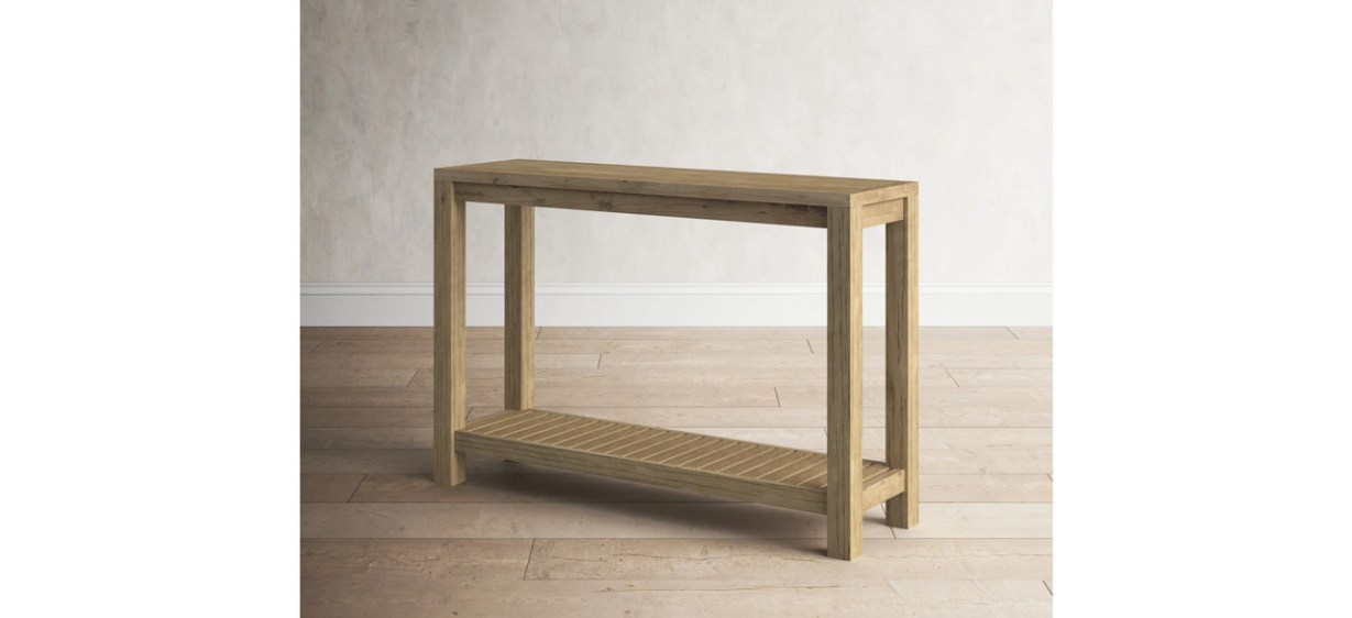 Best Birch Lane Amett 47.25-Inch Solid Wood Console Table