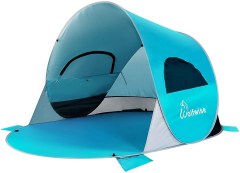 WolfWise Easy Pop-Up Beach Tent, 87 x 57 x 47 Inches