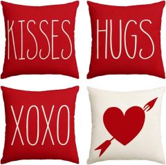 AVOIN colorlife Valentine's Day Saying Throw Pillow Cover