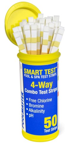 Poolmaster 4-Way Pool and Spa Water Chemistry Test Strips (50 count)