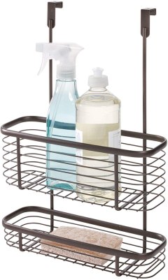 iDesign Over the Cabinet 2-Tier Storage Basket